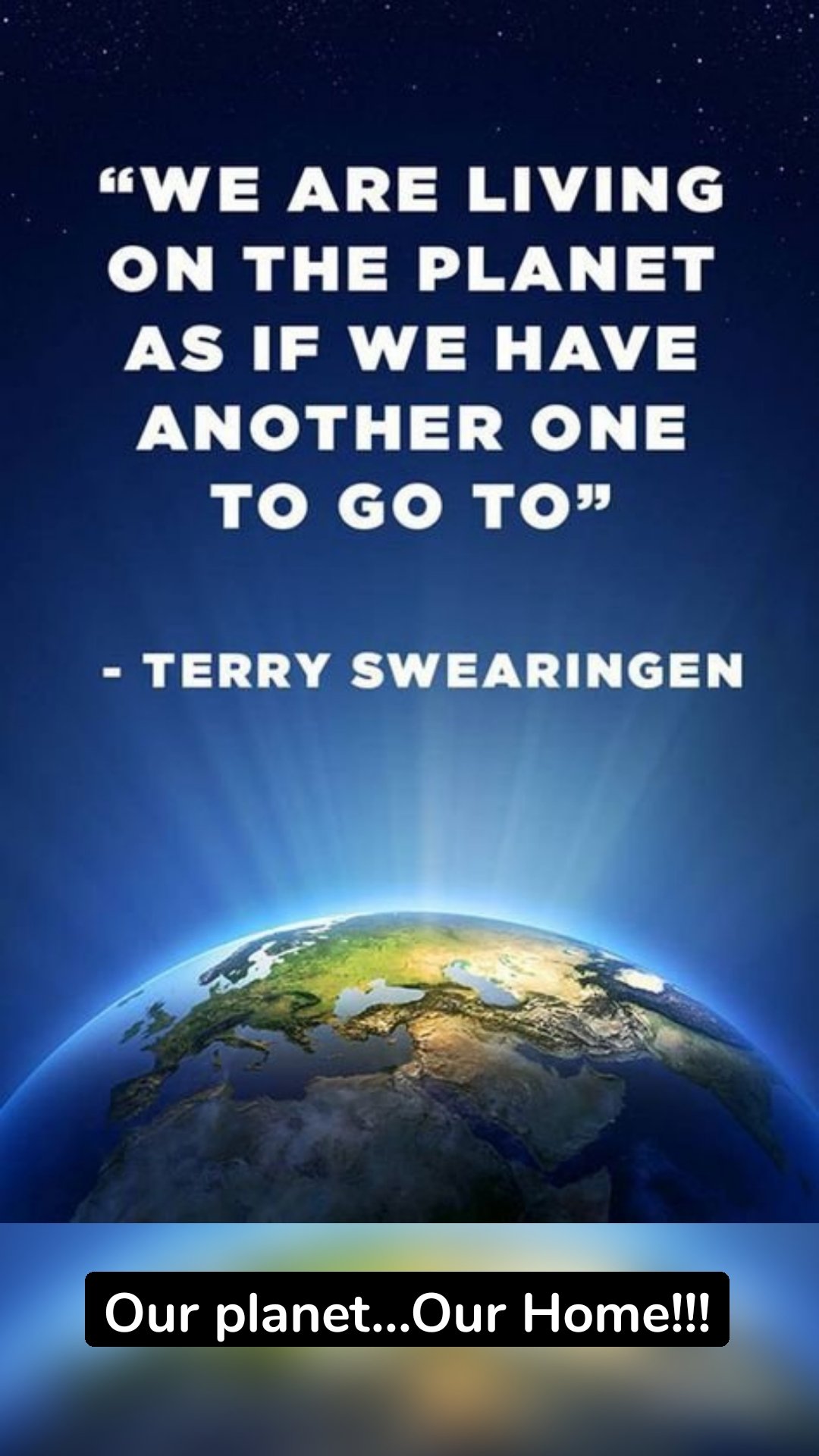 Our planet...Our Home!!!